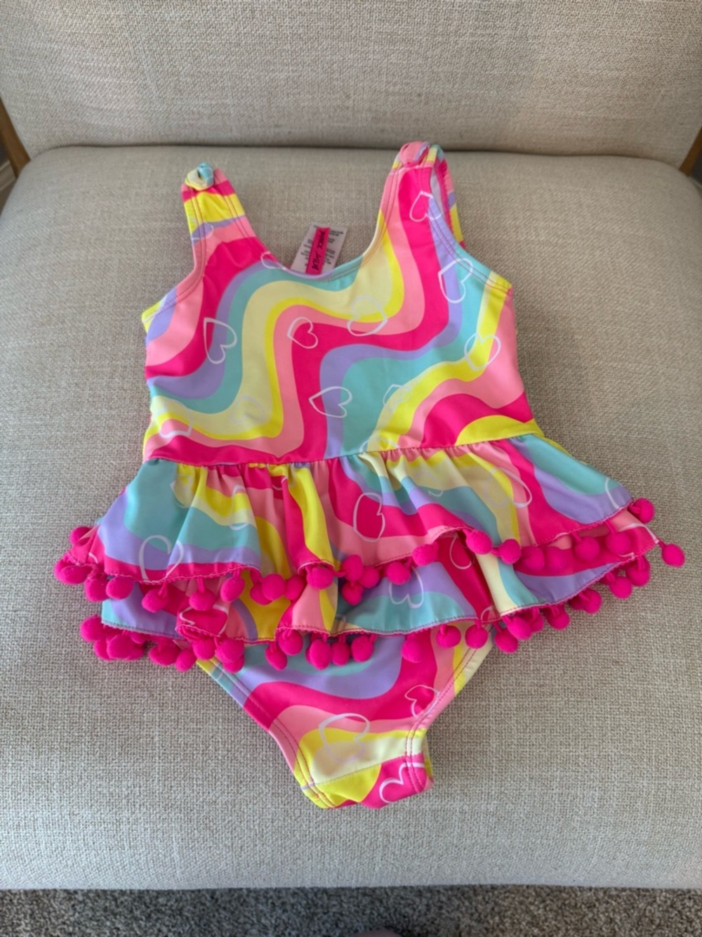 Betsey Johnson Toddler Girl One Piece Swim Suit